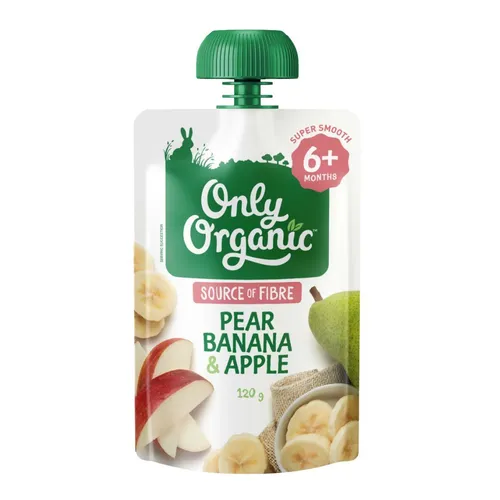 Only Organic 6+ Months - Pear Banana Apple