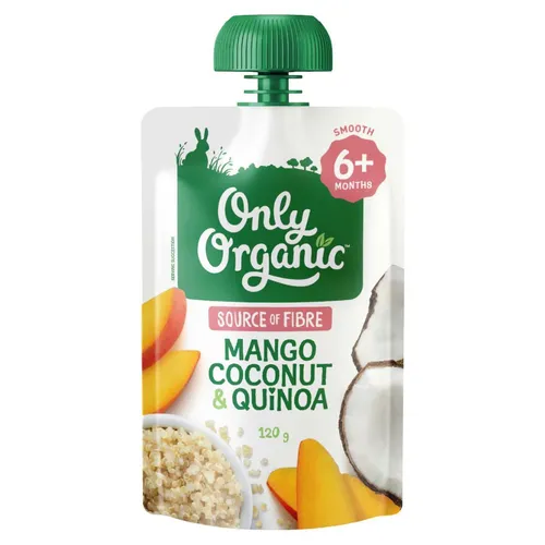 Only Organic 6+ Months - Mango Coconut & Quinoa