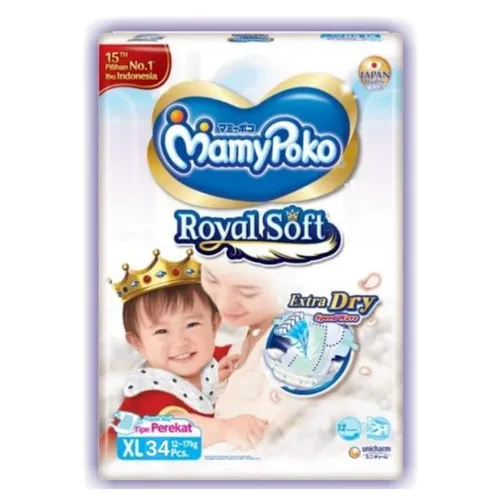 Nappies XL 12-17kg - 34pcs