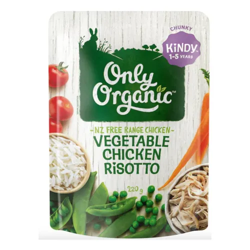 Only Organic 1-5 Years - Vegetable Chicken Risotto