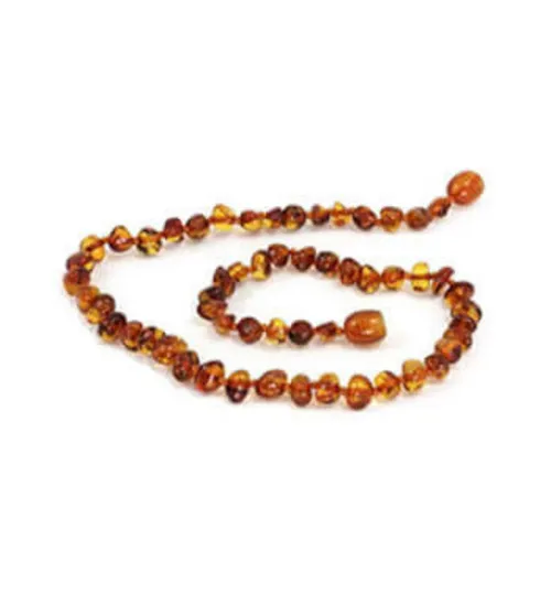 Baby Teething Necklace - Congac