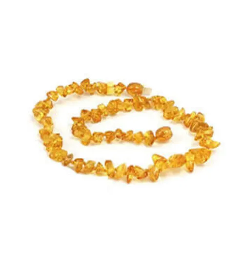 Baby Teething Necklace - Honey