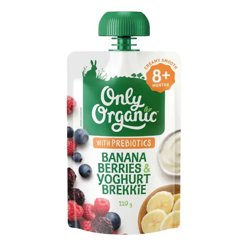 Only Organic 8+ Months - Banana Berries & Yoghurt