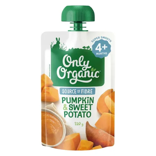 Only Organic 4+ Months - Pumpkin & Sweet Potato