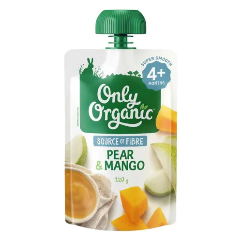 Only Organic 4+ Months - Pear & Mango