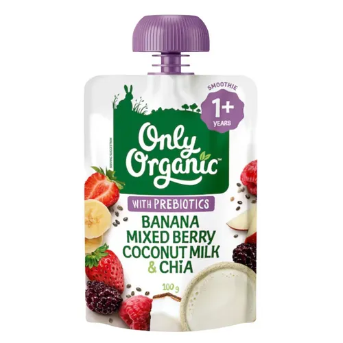 Only Organic 1+ Year - Banana Berry Coconut Milk & Chia