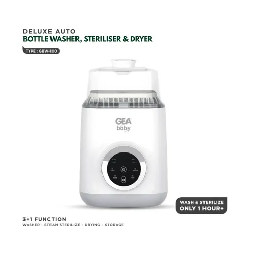 Deluxe Auto Bottle Washer & Sterilizer Dryer - GEA Baby