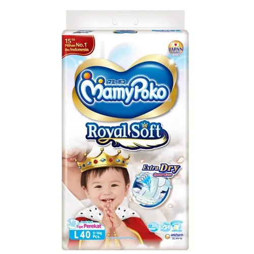 Nappies Large 9-14kg - 40pcs