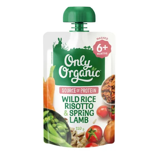 Only Organic 6+ Months - Risotto & Lamb