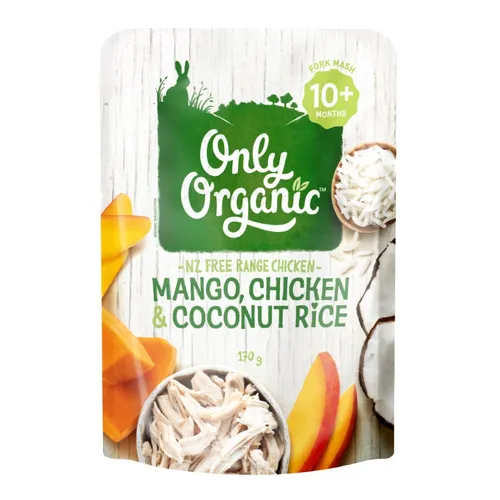 Only Organic 10+ Months - Mango Chicken & Coconut Rice