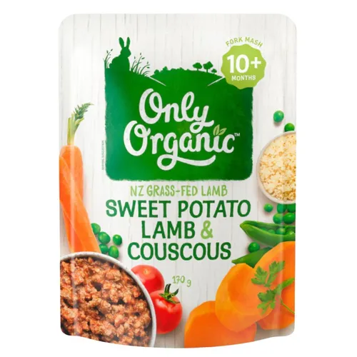 Only Organic 10+ Months - Sweet Potato Lamb & Couscous