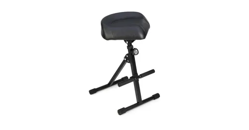 Bancos para Contrabajo y Cello Mecanismo Neumático. Asiento Ergonómico Color Negro, Respaldo y Reposapies Marca K & M, modelo 14047