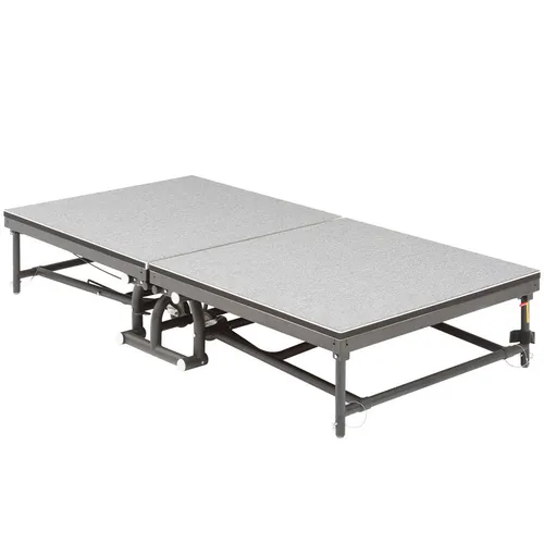 Módulo de Escenario 1.22 x 1.22 mts a 40 cm de Altura Aforado con Tela Negra