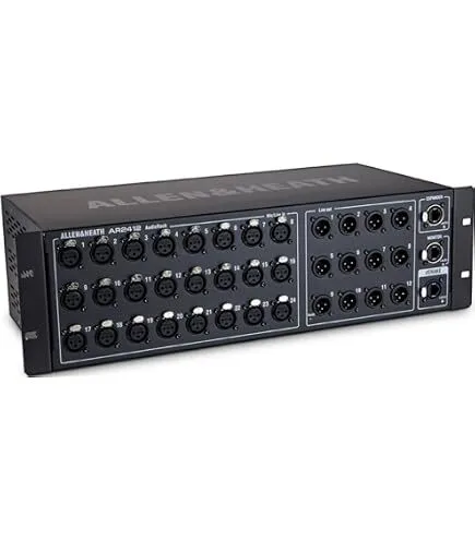 Expansor de 24 Ch 24 In/12 Out, Black (AH-AR2-2412-BK) Allen & Heath AR2412  