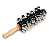 Cascabeles Profesionales de Doble Hilera  con 25 Sonajas  con Mango de Sujeción Grover Trophy 3568