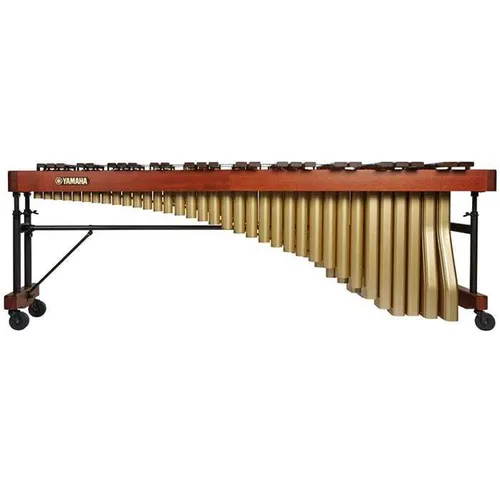 Marimba de Concierto de 5 Octavas, Teclas de Palo de Rosa, Altura Ajustable y Funda, Yamaha YM5100AC