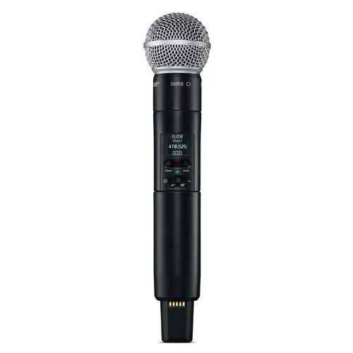 Micrófono Transmisor Inalámbrico para voz Shure SM58=-G58 SLXD2/SM58
