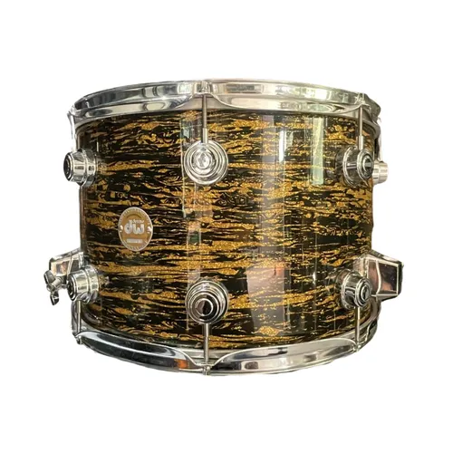 DW Collectors Black Oyster Glass Floor Tom 16