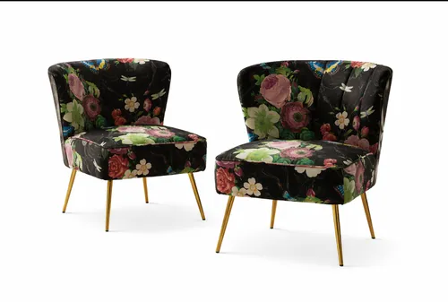 Midnight Garden Accent Chair