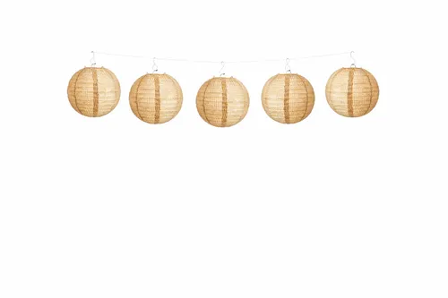 Natural Ratton Glow Lanterns
