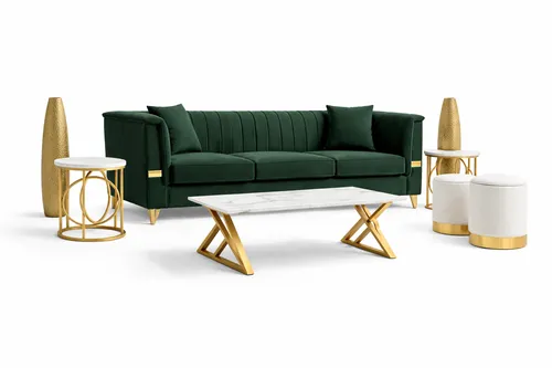 Emerald & Gold Modern Luxe