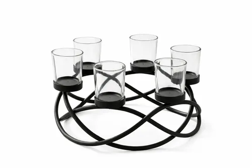 Decorative Metal Candle Holder Centerpiece