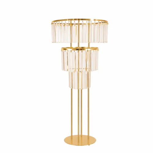Crystal and Gold Centerpiece 