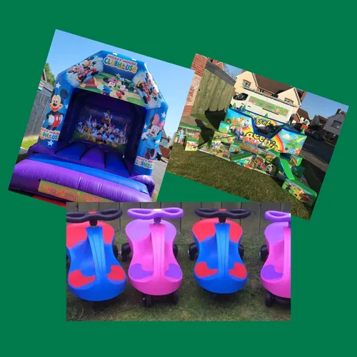 Mickey Mouse Castle & Play Enclosure & Wiggle Cars