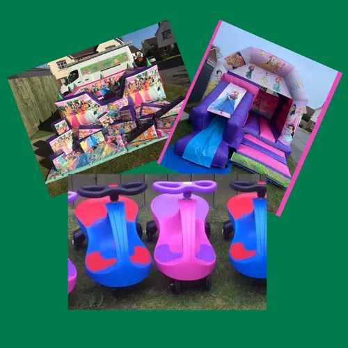 Princess Castle & Multiplay Enclosure & Wiggle Cars