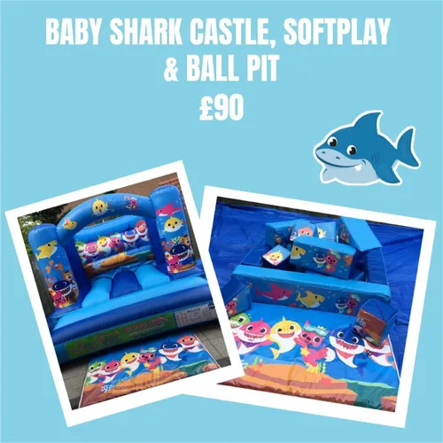 Baby Shark Castle, Softplay & Ball Pit