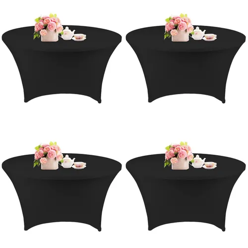 (1) 5ft Black Tablecloth