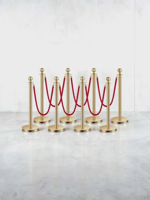 Stanchions (8) & Ropes (4)