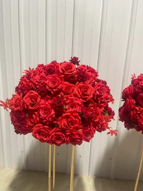 Red Roses Flower ball - Large