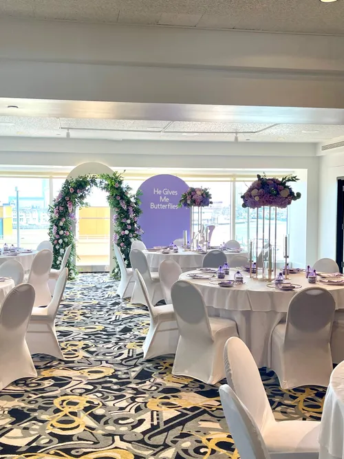 Purple Flower Ball - Large