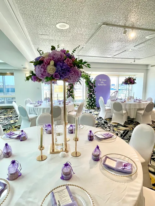 Purple Flower Ball - Large