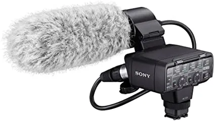 Sony Richtmikrofon + Fell und XLR Kabel