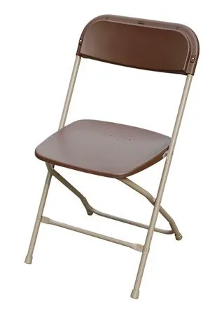Brown Poly Folding Chair