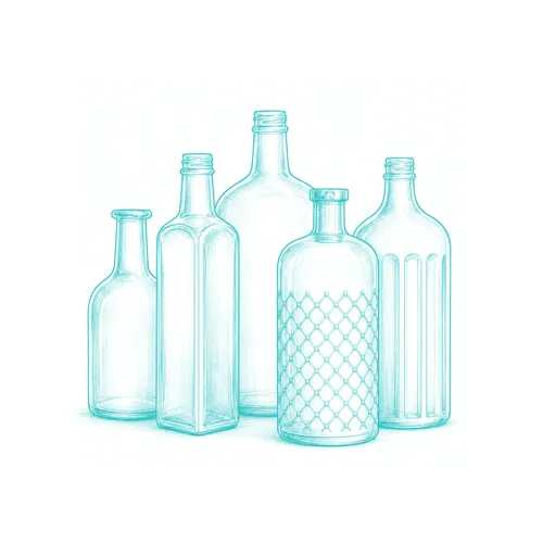 Brown chemist bottles