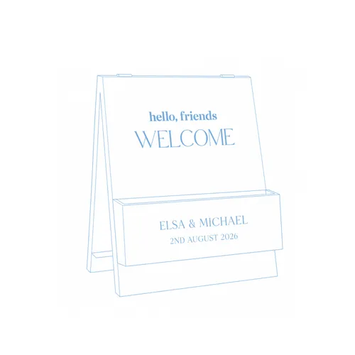 Flower Pocket Welcome Signs