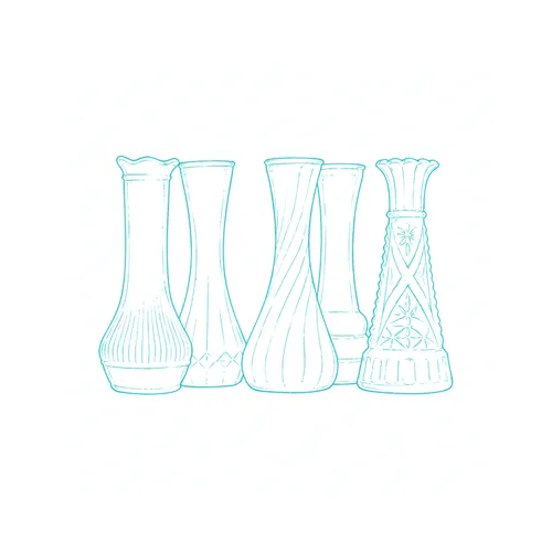 Milk Glass Vases