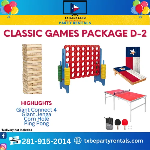 Classic Outdoor Games Package D-2