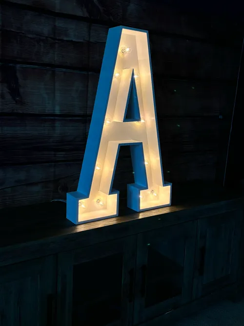 36in Marquee Lighted Letter A