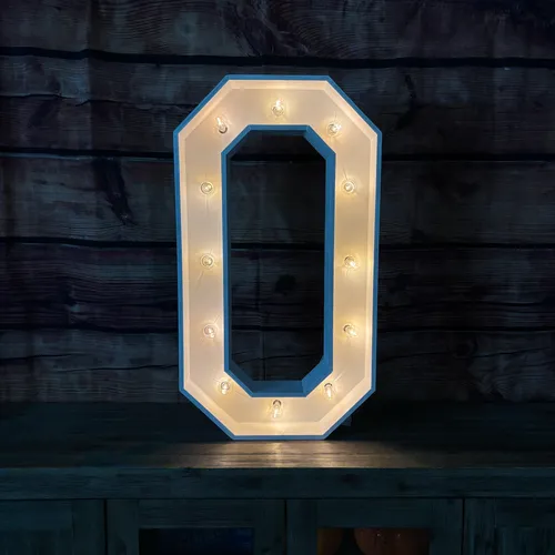 36in Marquee Lighted Number 0