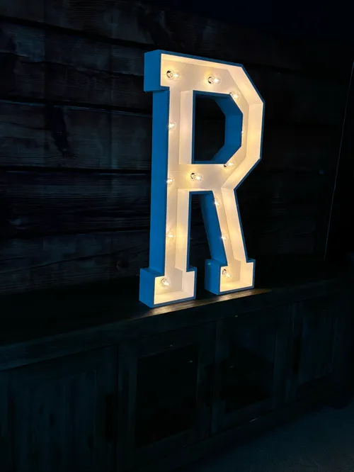 36in Marquee Lighted Letter R