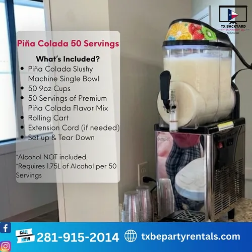 Margarita Machine - Pina Colada - 50 Serv.