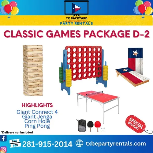 Classic Outdoor Games Package D-2