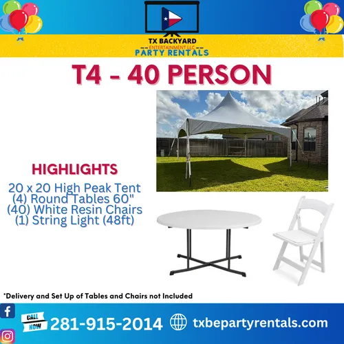 Package T4 - 40 Person