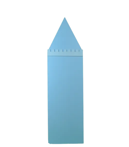 Tall Blue Castle Stand