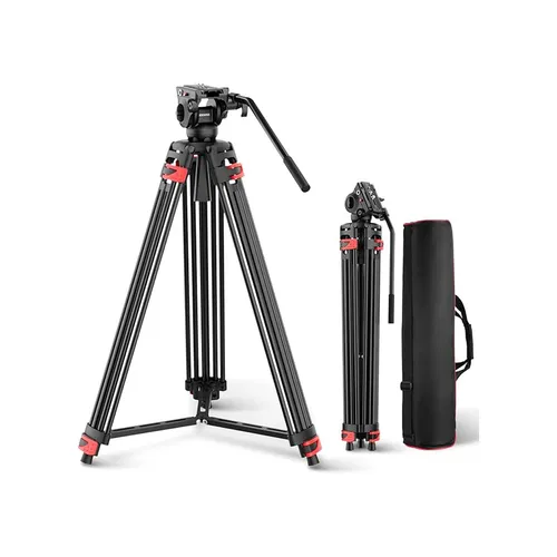 TRIPIE DE VIDEO NEEWER BASICS TP37 DE 74' CON CABEZAL FLUIDO