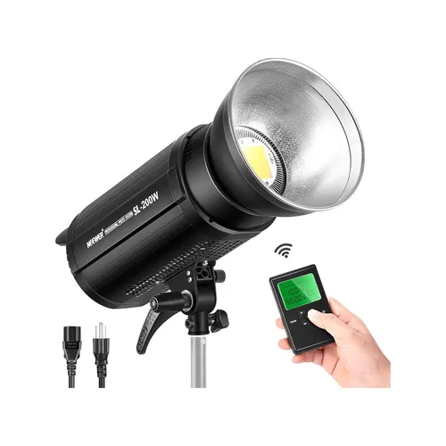 NEEWER SL 200w 5600K  (incluye tripié y extensión)